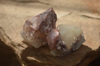 Natural Red Hematoid Quartz Clusters x 12 From Karoi, Zimbabwe