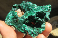 Natural Chatoyant Silky Malachite Specimens  x 12 From Kasompe, Congo