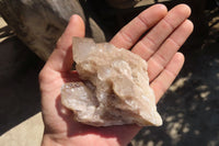 Natural Cascading Smokey Quartz Clusters x 6 From Luena, Congo