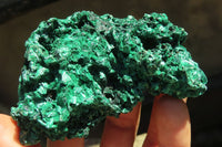 Natural Chatoyant Silky Malachite Specimens  x 6 From Kasompe, Congo