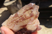 Natural Red Hematoid Quartz Specimens x 24 From Karoi, Zimbabwe