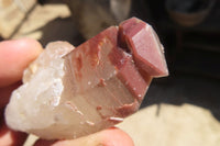 Natural Red Hematoid Quartz Specimens x 24 From Karoi, Zimbabwe