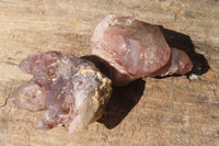 Natural Red Hematoid Quartz Specimens x 24 From Karoi, Zimbabwe