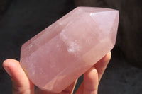 Polished Mixed Rose Quartz Items x 4 From Antsirabe, Madagascar