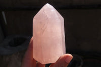 Polished Mixed Rose Quartz Items x 4 From Antsirabe, Madagascar