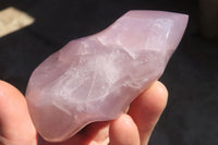 Polished Mixed Rose Quartz Items x 4 From Antsirabe, Madagascar