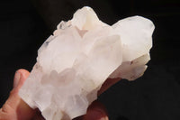 Natural Large White Clear Quartz Crystals  x 6 From Madagascar