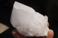 Natural Large White Clear Quartz Crystals  x 6 From Madagascar