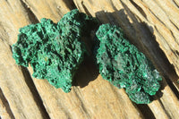 Natural Chatoyant Silky Malachite Specimens  x 12 From Kasompe, Congo