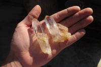 Natural Bright Clear Quartz Crystals x 35 From Mpika, Zambia