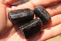 Natural Schorl Black Tourmaline Specimens  x 24 From Zimbabwe