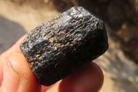 Natural Schorl Black Tourmaline Specimens  x 24 From Zimbabwe