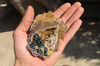 Natural Rare Ball Malachite On Drusy Quartz & Dolomite Specimens x 3 From Kambove, Congo