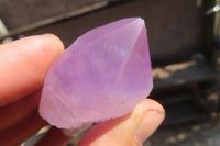 Polished Amethyst Crystals x 20 From Zambia