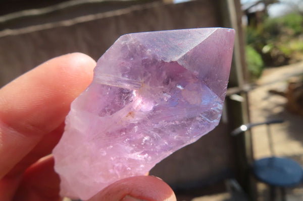 Polished Amethyst Crystals x 20 From Zambia