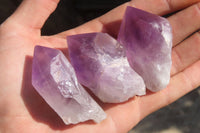 Polished Amethyst Crystals x 20 From Zambia