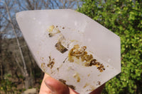 Polished Clear Quartz Crystal Points x 2 From Madagascar