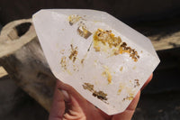 Polished Clear Quartz Crystal Points x 2 From Madagascar