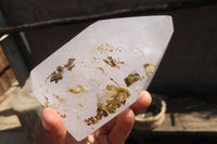 Polished Clear Quartz Crystal Points x 2 From Madagascar