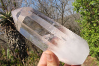 Polished Clear Quartz Crystal Points x 2 From Madagascar