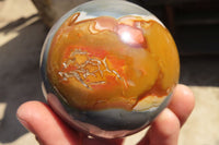 Polished Polychrome Jasper Spheres  x 6 From Mahajanga, Madagascar