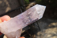 Natural Clear Amethyst & Smokey Brandberg Quartz Crystals x 12 From Brandberg, Namibia