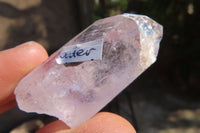 Natural Clear Amethyst & Smokey Brandberg Quartz Crystals x 12 From Brandberg, Namibia