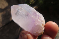 Natural Clear Amethyst & Smokey Brandberg Quartz Crystals x 12 From Brandberg, Namibia