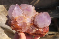 Natural Mixed Spirit Quartz Specimens x 2 From Boekenhouthoek, South Africa