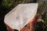 Polished Clear Quartz Crystal Points x 2 From Madagascar