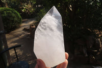 Polished Clear Quartz Crystal Points x 2 From Madagascar