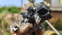 Natural Schorl Black Tourmaline Specimens x 6 From Erongo, Namibia