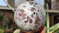 Polished Rubellite Pink Tourmaline Spheres x 4 From Madagascar