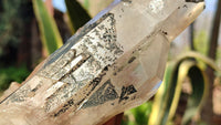 Polished Mixed Quartz Points x 4 From Madagascar