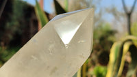 Polished Mixed Quartz Points x 4 From Madagascar