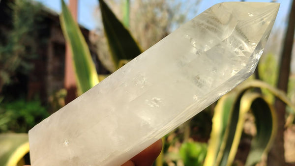 Polished Mixed Quartz Points x 4 From Madagascar