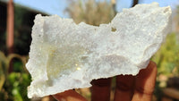 Natural Etched Blue Chalcedony Specimens  x 5 From Nsanje, Malawi