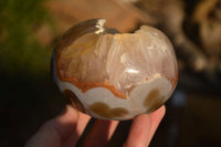 Polished Carnelian Agate Nodules  x 2 From Madagascar