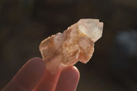 Natural Pink Hematoid Candle Quartz Crystals  x 35 From Madagascar