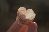 Natural Pink Hematoid Candle Quartz Crystals  x 35 From Madagascar