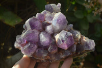 Natural Deep Purple Amethyst Clusters x 2 From Mapatizya, Zambia