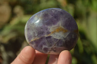 Polished Dream Amethyst Galet / Palm Stones x 12 From Madagascar