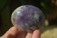 Polished Dream Amethyst Galet / Palm Stones x 12 From Madagascar