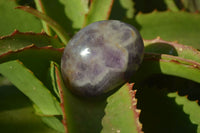 Polished Dream Amethyst Galet / Palm Stones x 12 From Madagascar