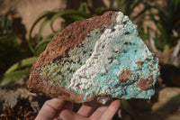 Natural Drusy Chrysocolla Dolomite Specimen x 1 From Likasi, Congo