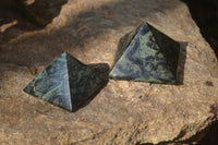 Polished Stromatolite Pyramids  x 4 From Katsepy, Madagascar