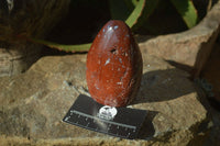 Polished Red Jasper Standing Free Forms  x 3 From Southern Africa