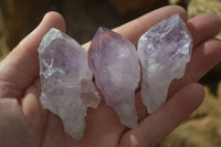 Natural Jacaranda Amethyst Crystals x 35 From Mumbwe, Zambia