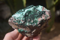 Natural Drusy Chrysocolla & Malachite Dolomite Specimens x 4 From Likasi, Congo