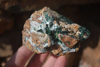 Natural Drusy Chrysocolla & Malachite Dolomite Specimens x 4 From Likasi, Congo